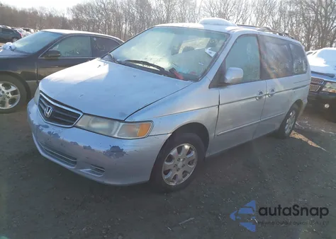 2003 Honda Odyssey Ex z USA, uszkodzony, nr VIN 5FNRL18613B005484